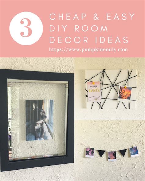 3 Cheap And Easy Diy Room Decor Ideas