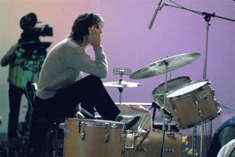 Ringo Behind His Second Generation Ludwig Butcher Block Five Piece Kit During The Let It Be