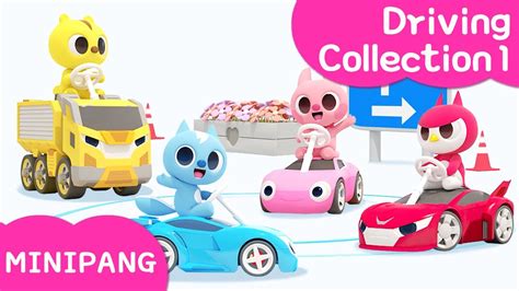 Learn Colors With Minipang 🚗driving Collection1 Minipang Tv 3d Play