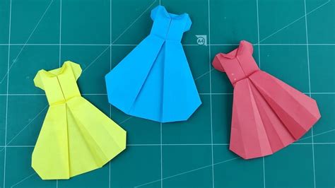 How To Make An Origami Dress Paper Dress Making Easy Paper Craft