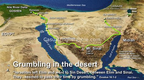 Sin Desert Maps And Videos Casual English Bible