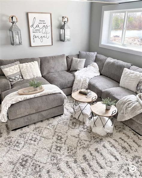 Grey Couch Living Room Ideas With Rug Soul And Lane