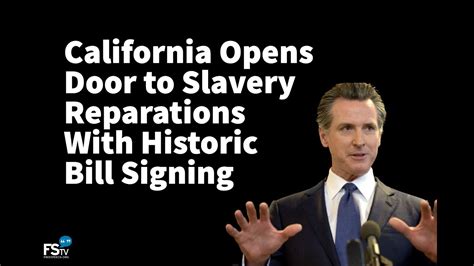 California Opens Door To Slavery Reparations With Historic Bill Signing