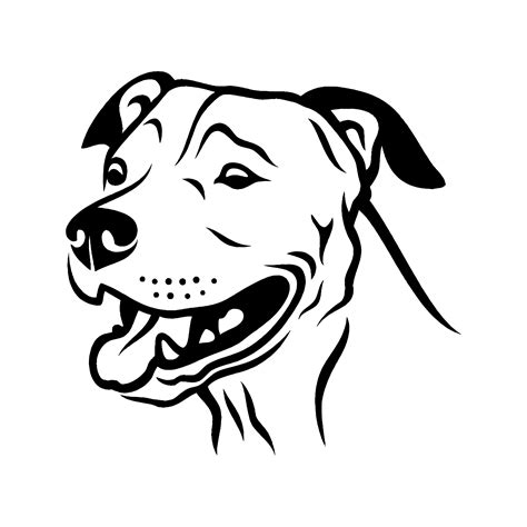 Two American Pitbull Terrier Reusable Dog Die Cutting Stencil Sheets