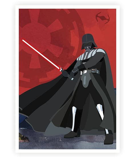 Lab No 4 Darth Vader Star Wars Character Poster Size A3 165 X 117