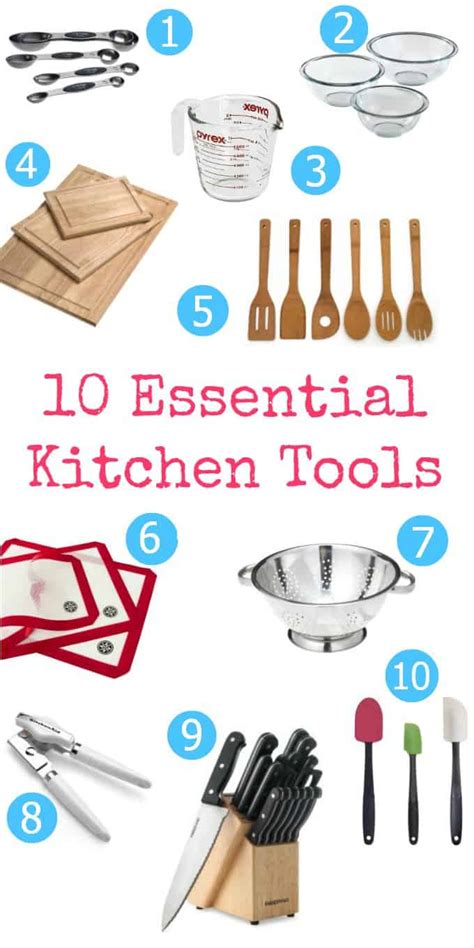 Basic Kitchen Equipments