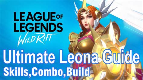 Ultimate Leona Guide League Of Legends Wild Rift Youtube