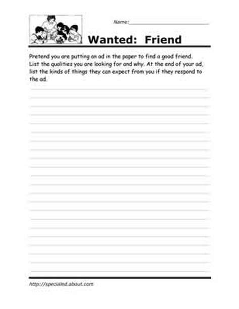 Printable Worksheets For Kids To Help Build Their Social