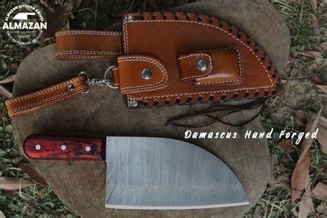 The almazan kitchen iconic knife is made of hardened carbon steel for sharpness and durability. Damascus Hand Forged Chef Knife | Almazan Knives | Kitchen ...