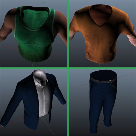 New Default Color Clothes For Michael Franklin And Trevor Gta5