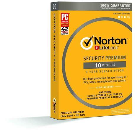 Secures multiple pcs, macs, smartphones and tablets with a single subscription. Norton Security Premium, 10 Devices, 36 months, Rs.8495 ...