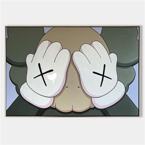 Kaws Painting Kaws Pop Art Kaws Wall Art Kaws Artwork Kaws Graffiti Art