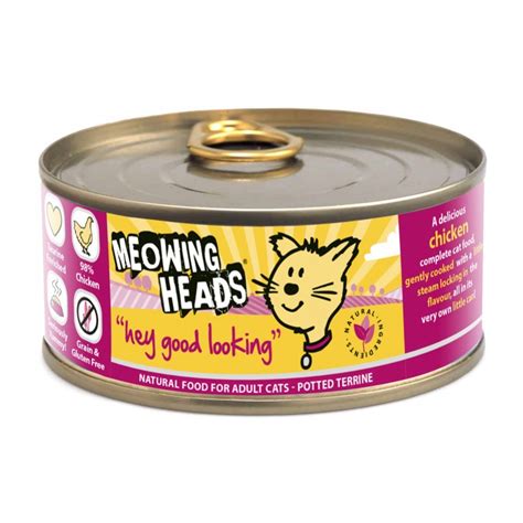 Meowing Heads Hey Good Looking Tin 100g At Mighty Ape Nz