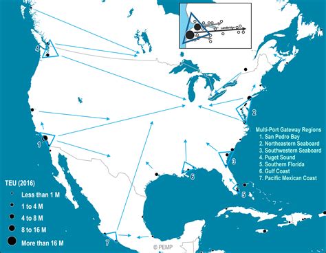 The North American Container Port System And Its Multi Port Gateway