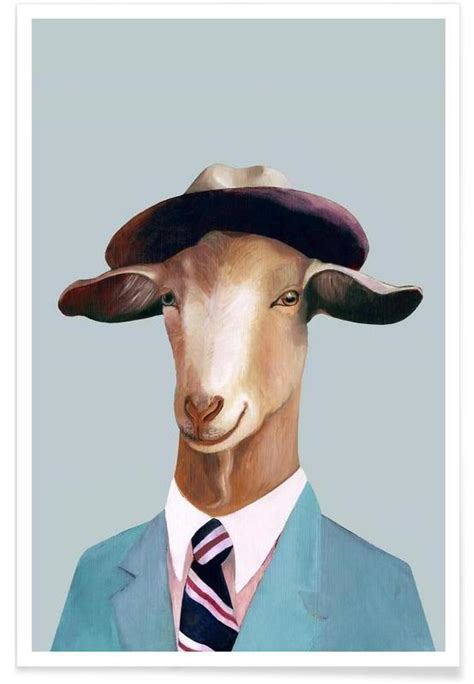 Goat Poster Juniqe