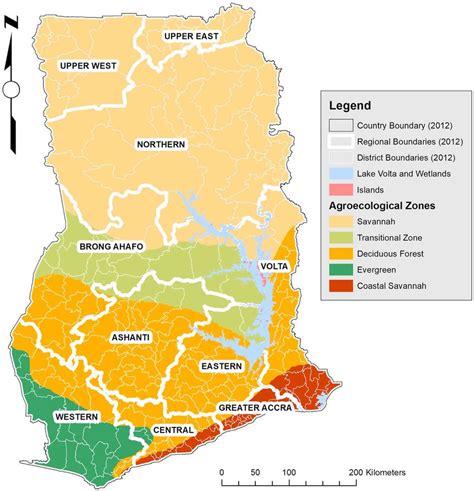Agro Ecological Zones Of Ghana Savannah Transitional Zone Deciduous