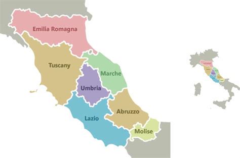 Regions Of Central Italy Italian Wine Central