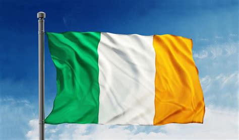 Green White Orange The National Flag Of Ireland The Irish Place