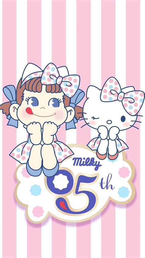 壁紙 キャラクター＆コラボ。デザイナーとのコラボ壁紙やスヌーピー、ディズニーなどのキャラクター壁紙・クロス 選べるのり付き・のりなし壁紙 切売り 通販。 サンリオ キティ 壁紙 壁紙 サンリオ キティ ~ 無料のHD壁紙画像