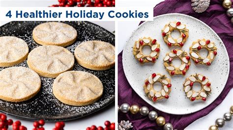Healthy Holiday Cookies Recipe Youtube