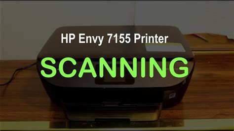 Hp Envy 7155 Wireless Scanning Review Youtube