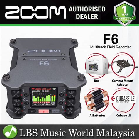 Zoom F6 6 Channel Multitrack Field Recorder Mixer And Usb Audio