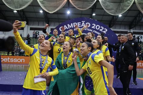 ¡brasil campeón invicto de la conmebol sub20 futsal femenina 2022 conmebol