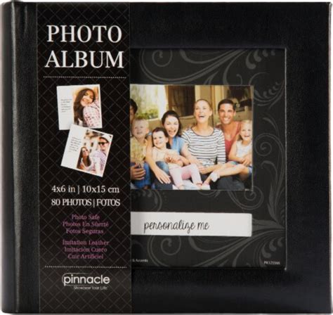 Pinnacle Personalized Photo Album Black Pocket Fred Meyer