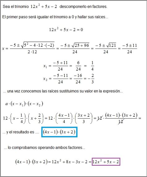 Mi Rincón De Las Matemáticas Ecuaciones De Segundo Grado Ii Trinomio