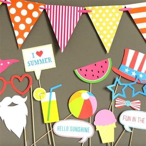 Photo Booth Props Printable For Summer From The Dating Divas In 2020