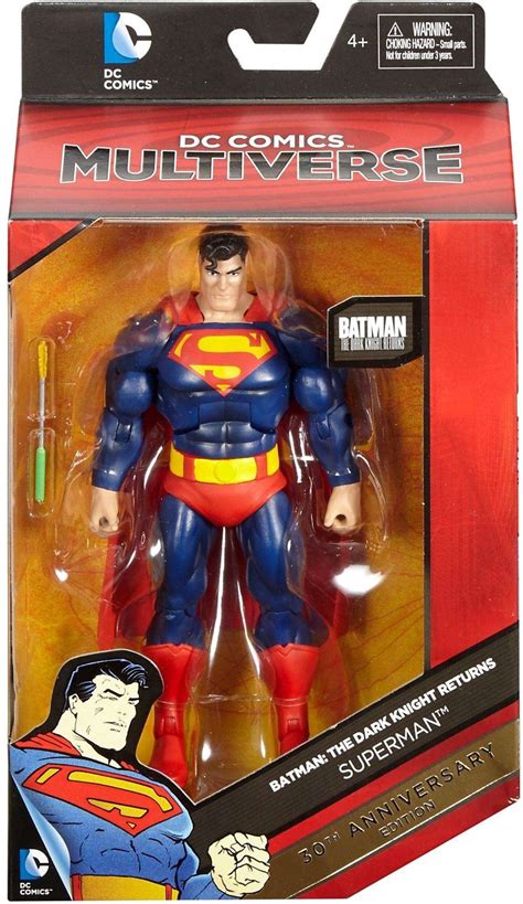 Dc Batman Dark Knight Returns Multiverse Superman 6 Action Figure 30th