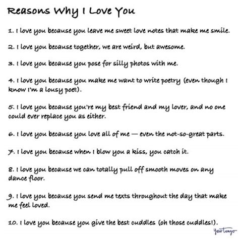 Reasons Why I Love You A Comprehensive List Yourtango