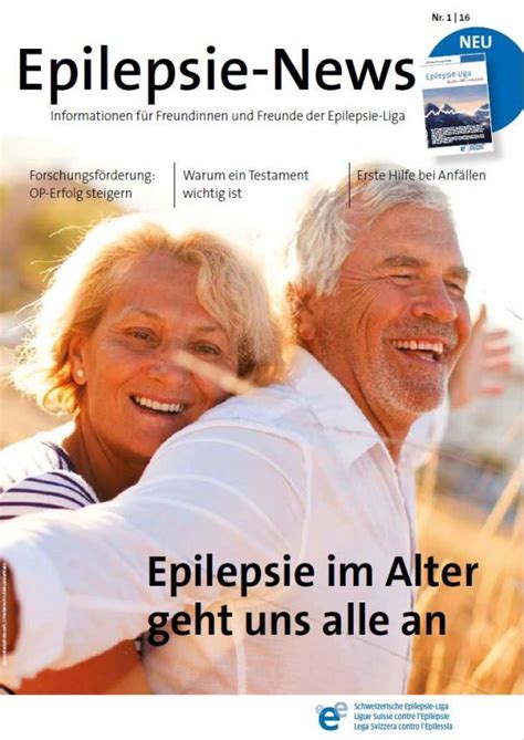 Epilepsie News 1 2016 Schweizerische Epilepsie Liga