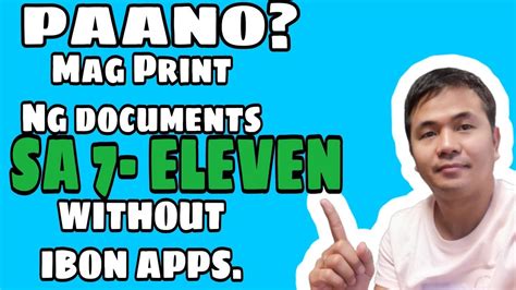 Paano Mag Print Ng Documents Sa Eleven With Out Ibon Apps At Usb Youtube