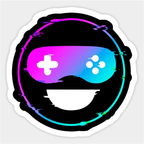 Gamer Logo Video Game Sticker Teepublic