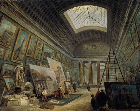 Hubert Robert The Grande Galerie Of The Louvre Обсуждение на