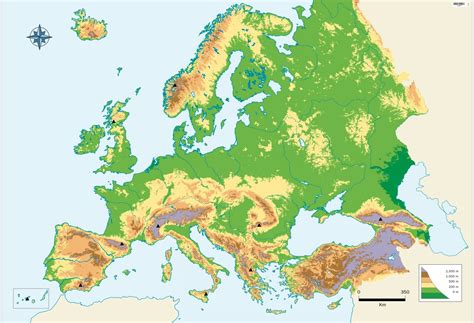 Mapa Fisico De Europa Sin Nombres Images