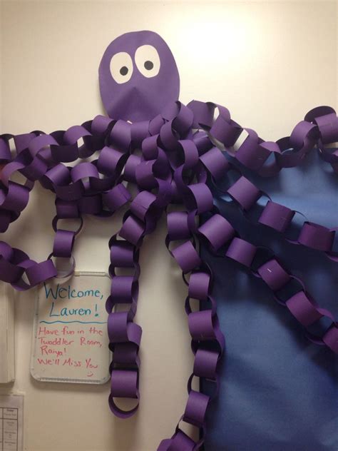 Paper Octopus Made For Under The Sea Bulletin Board Under The Sea
