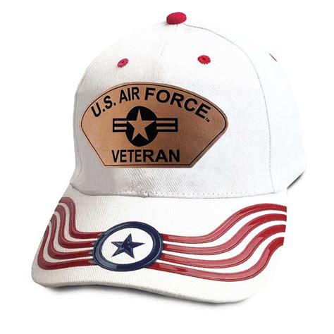 Us Air Force Veteran Leather Patch Hat