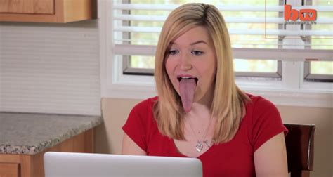 This Teen Can ~literally~ Lick Her Own Eye Ball With Her Ginormous Tongue
