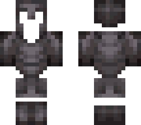 Netherite armor has +1 armor toughness and +1 knockback resistance compared to diamond armor, along with a considerably higher durability. Netherite Armor Base | Minecraft Skin