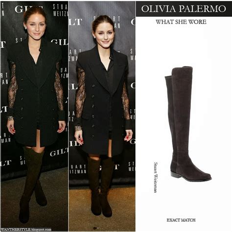 What She Wore Olivia Palermo In Black Sleeveless Coat And Suede Over