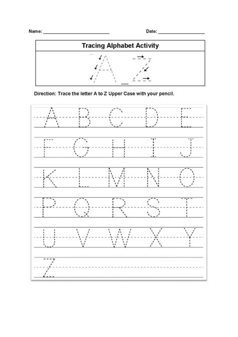 Need letter tracing worksheets for kids? Free Printable Missing Alphabet Letter Worksheets - Letter ...