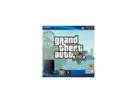 Playstation 3 500gb Grand Theft Auto V Bundle