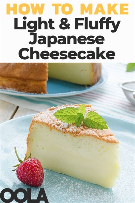 Light And Fluffy Japanese Cheesecake Recipe Japanese Cheesecake Cheesecake Recipes Classic