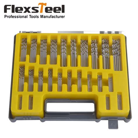 Flexsteel Pcs Box Mm Mm Hss Mini Twist Drill Bit Kit Micro