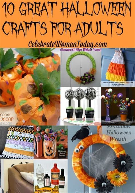 10 Easy Halloween Crafts For Adults Celebrate Woman Today