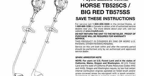 Troy Bilt Tb30 Repair Manual