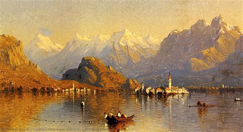 Museum Kunstreproduktionen Lago Maggiore Von Sanford Robinson Gifford