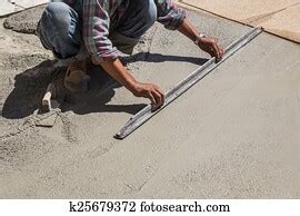 Construction Worker Spreading Wet Concrete Images Our Top